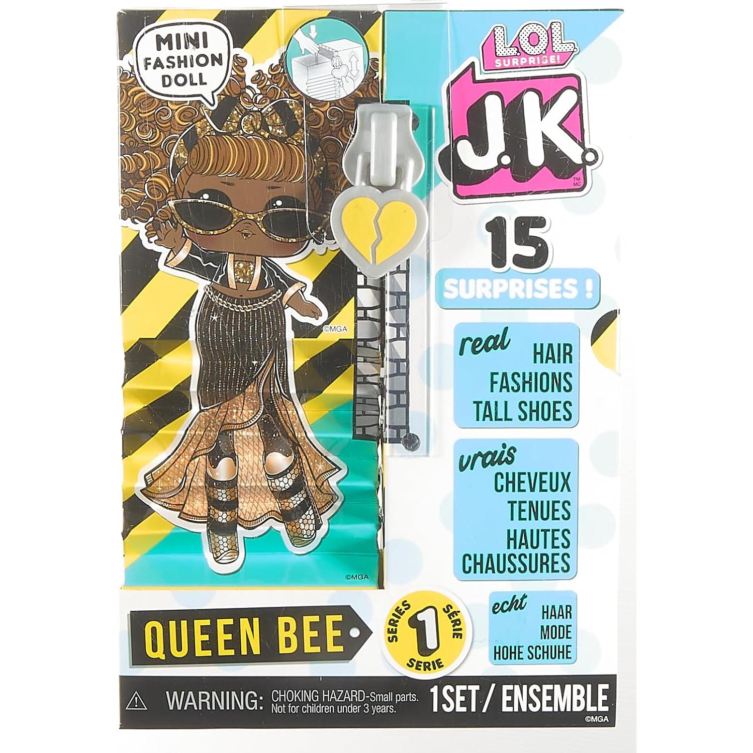 Muñeca de Moda L.O.L. Surprise! JK Reina Abeja 15 Sorpresas