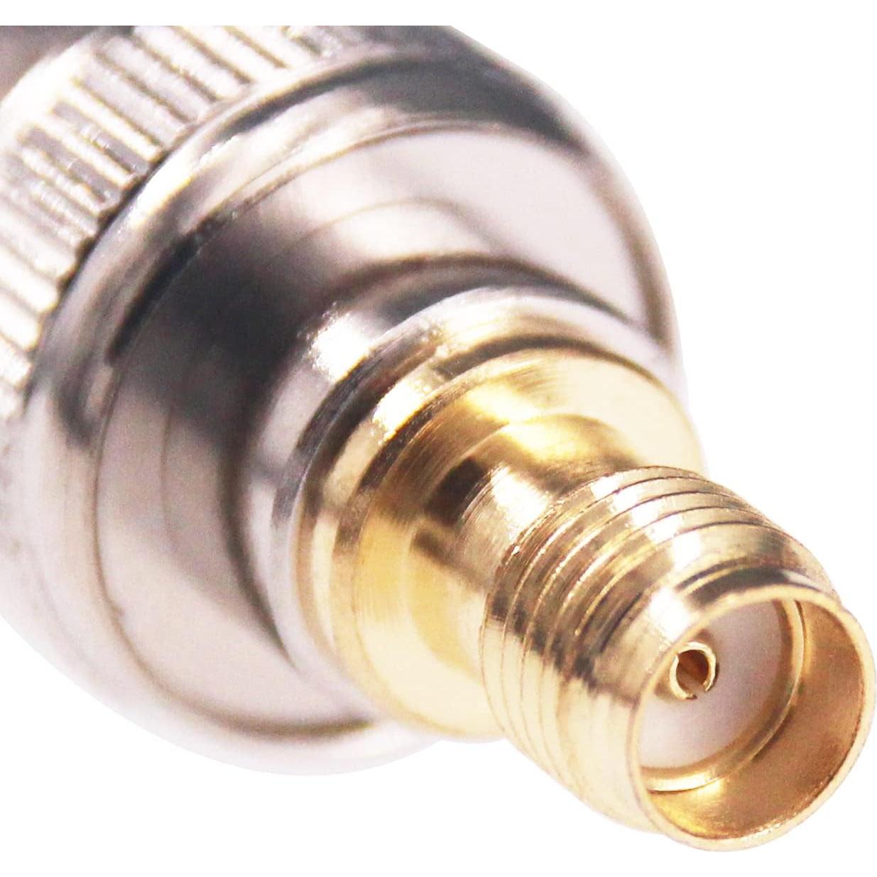 Adaptador Coaxial BNC Macho a SMA Hembra RF 5pcs
