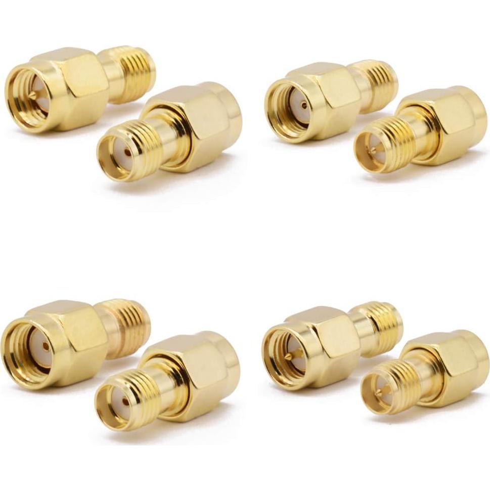 Kit de Conectores SMA ALLiSHOP 18 Piezas Latón 50 Ohmios