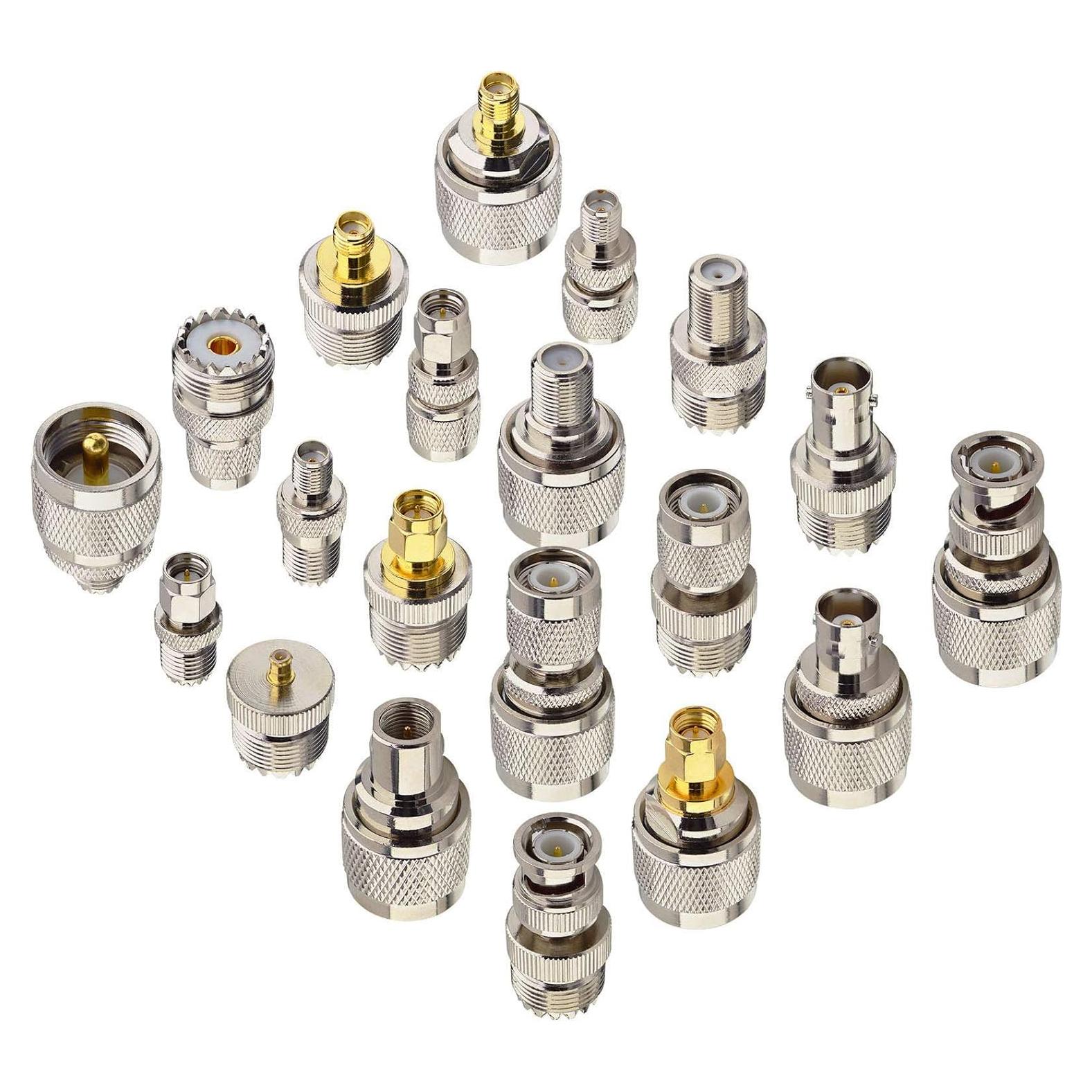 Kit de Adaptadores UHF 20 Tipos onelinkmore Coaxial RF