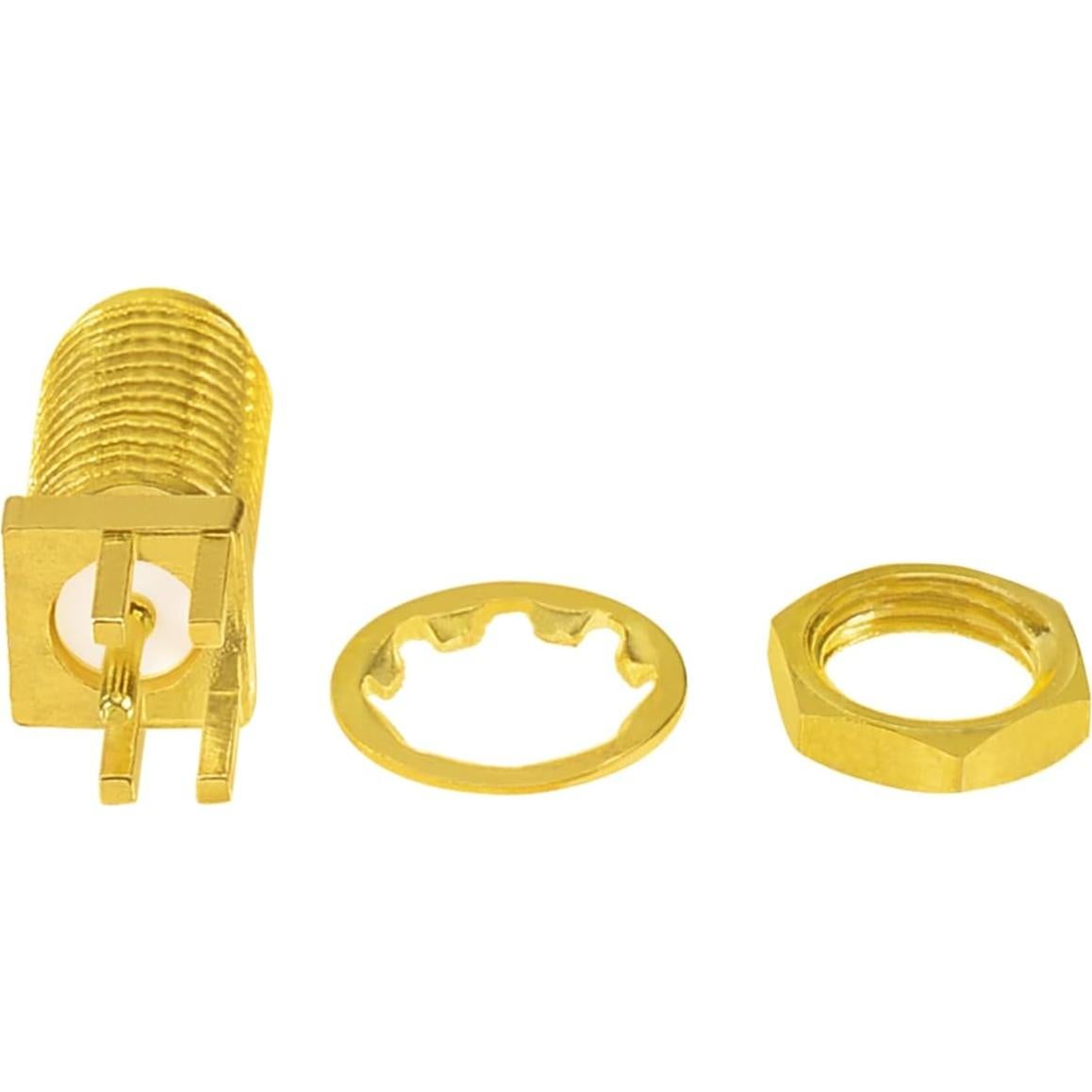 Conectores SMA Femenino Superbat 10pcs Montaje en Bisel PCB