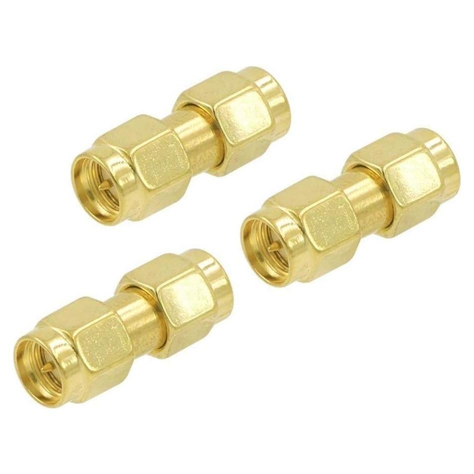 Conectores SMA Macho VCE Paquete de 3 para Antena y WiFi
