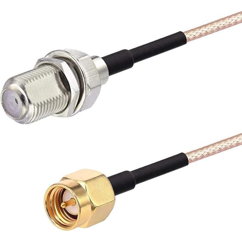 Cables Coaxiales RF DHT Electronics SMA Macho a F Hembra 15.24 cm - 2 Pcs
