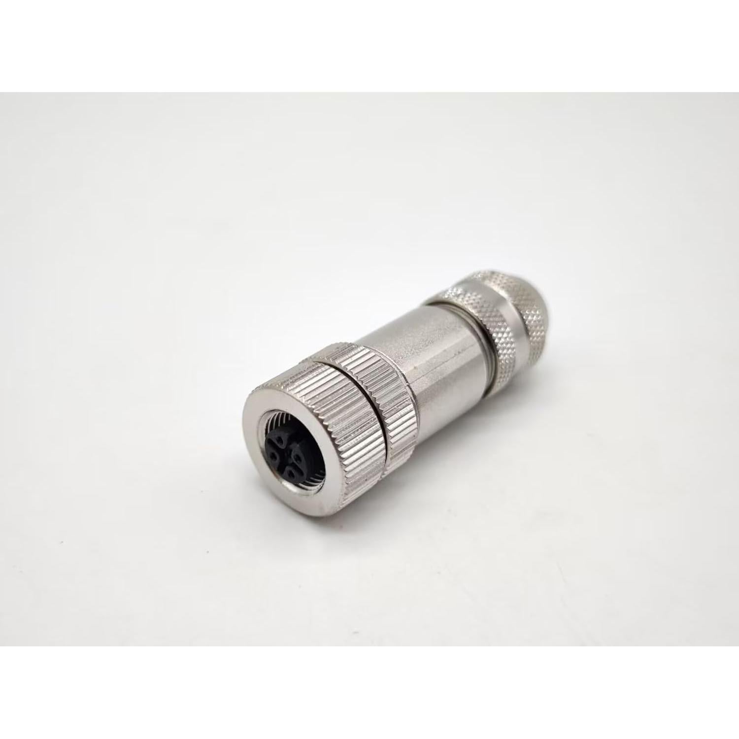 Conector Profibus M12 Hembra A-Code 4 Pines Recto IP68