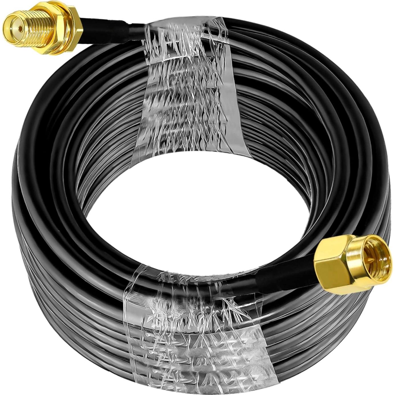 Cable Coaxial RG58 SMA Macho a Hembra 15M Tuolnk