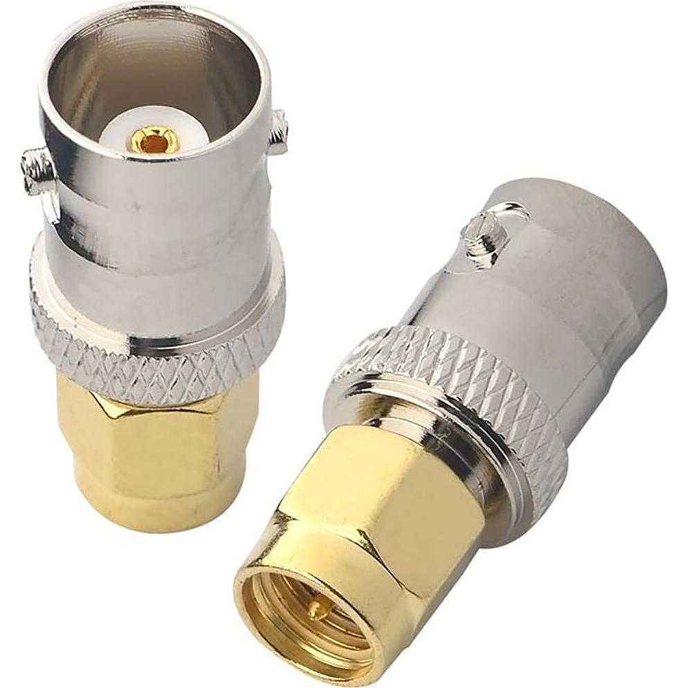 Adaptador Coaxial BNC SMA Macho a Hembra 4 Piezas Ruiwaer
