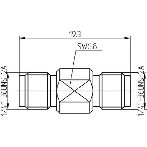 Conector de Microondas SMA Hembra 2.92mm Onelinkmore 50Ohm