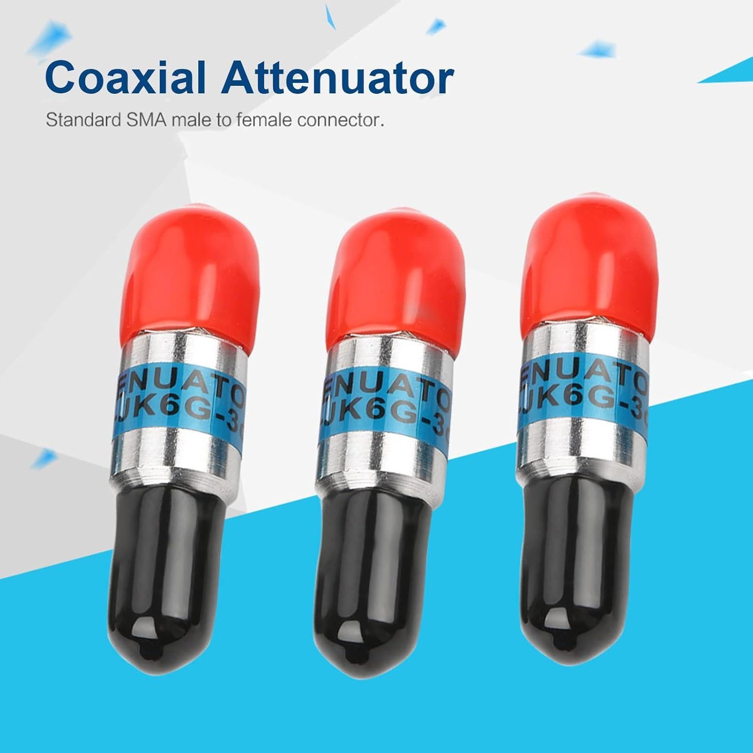 Conector SMA Macho a Hembra YWBL-WH 3 Pcs DC-6.0GHz 50Ω