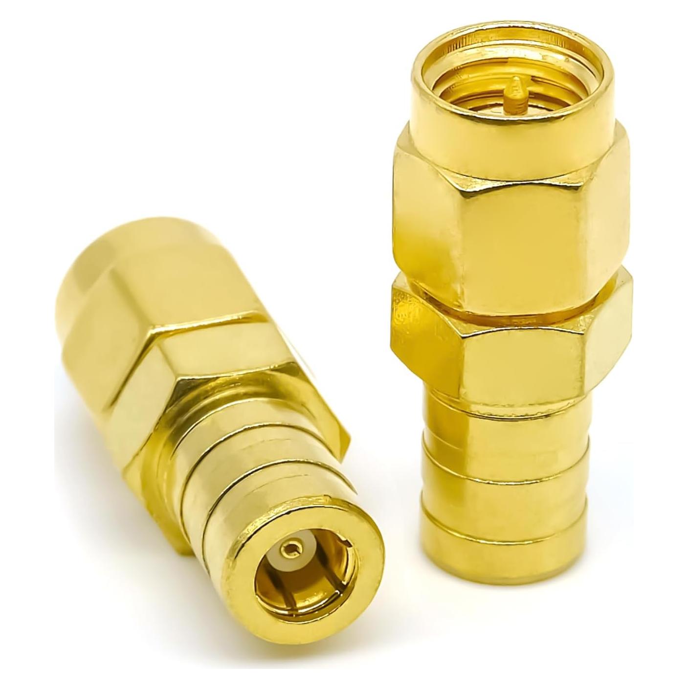 Adaptador Coaxial SMA Macho a SMB Hembra 2 Piezas Ahoaepy