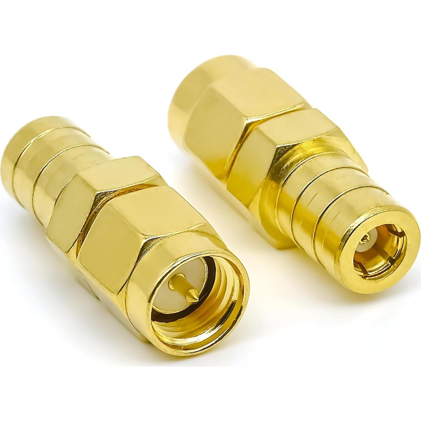 Adaptador Coaxial SMA Macho a SMB Hembra 2 Piezas Ahoaepy