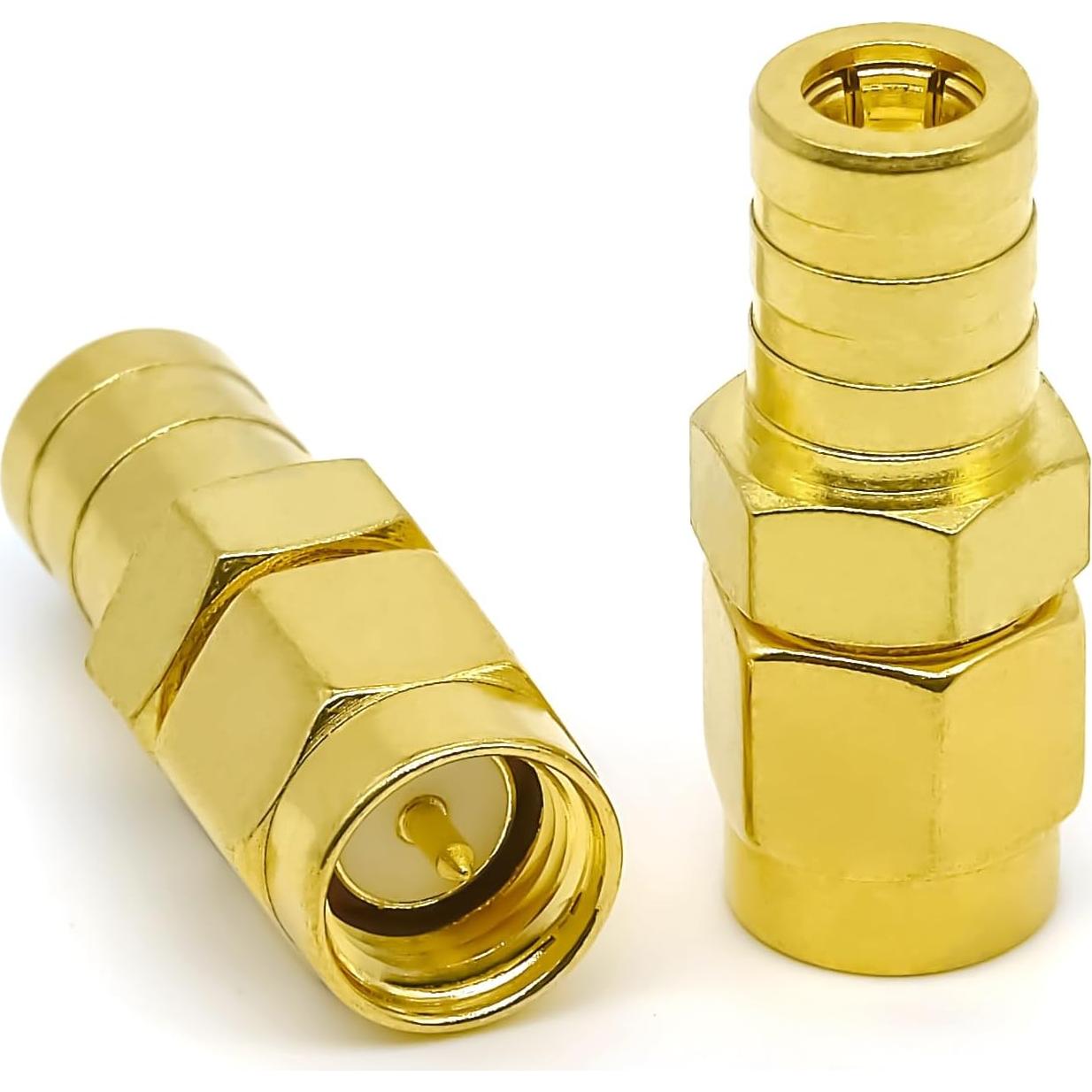 Adaptador Coaxial SMA Macho a SMB Hembra 2 Piezas Ahoaepy