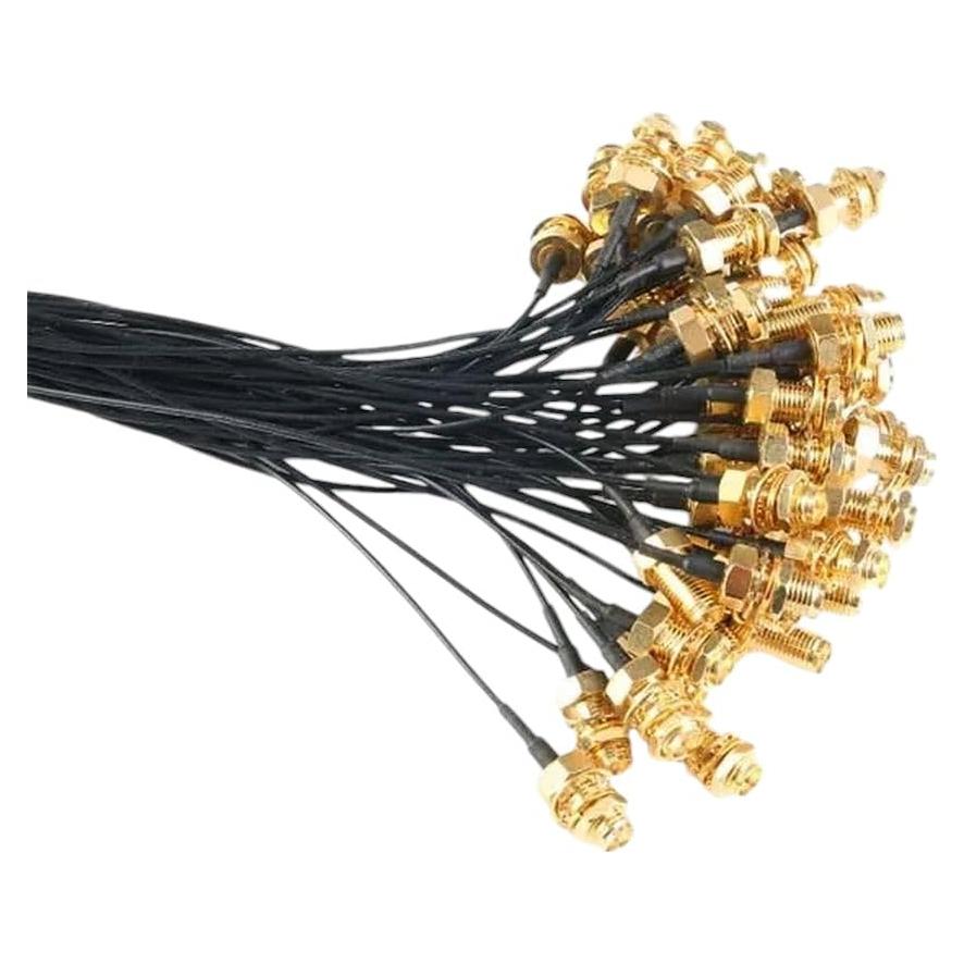 Conector SMA Hembra a UFL Adaptador RF 5PCS RG178 1.13mm