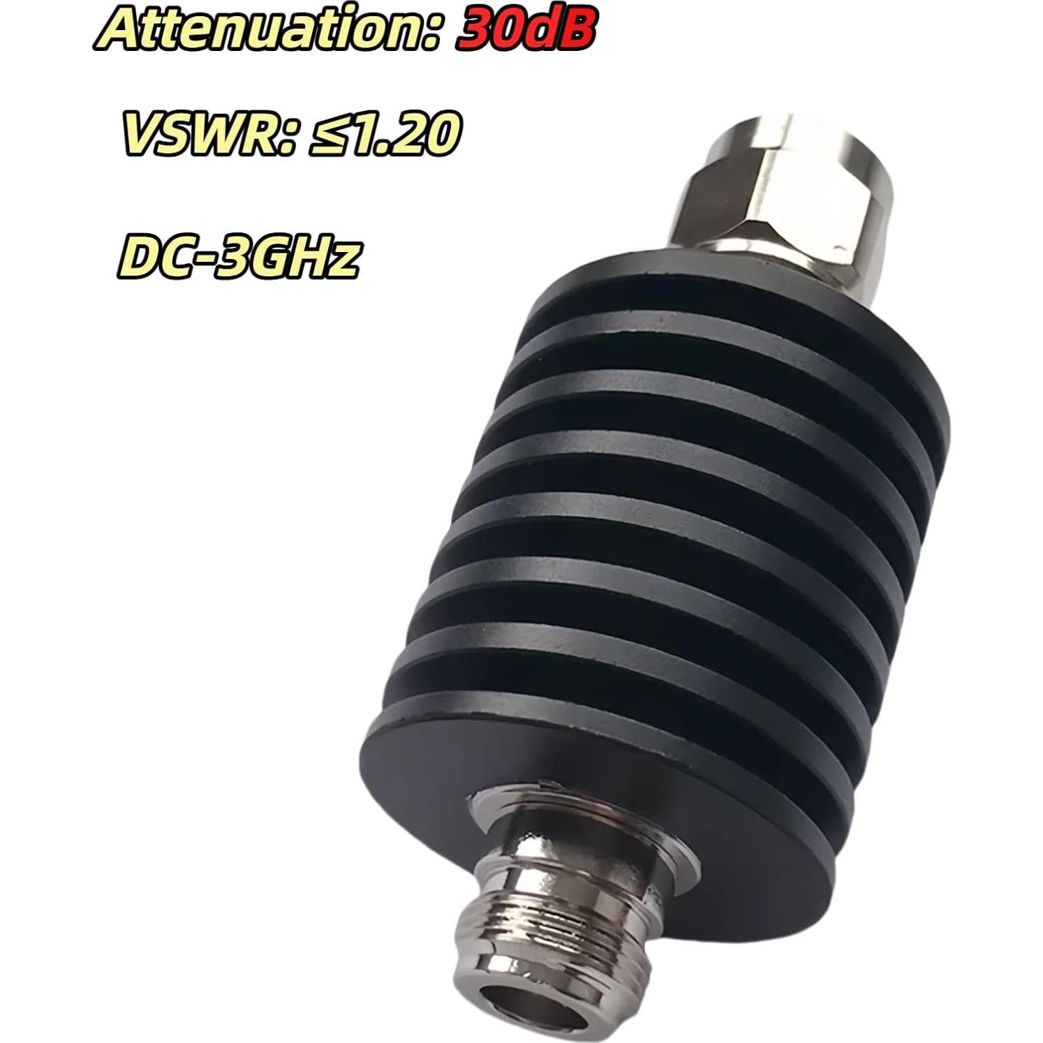 Atenuador RF N 25W 30dB 50 Ohm DC-3GHz Xingchen
