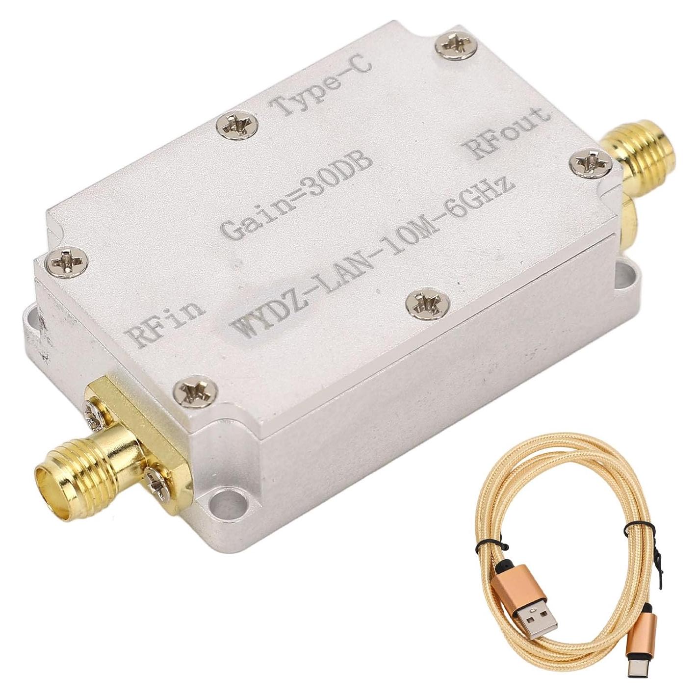 Amplificador RF Banda Ancha POCREATION 30dB SMA 10M-6GHz