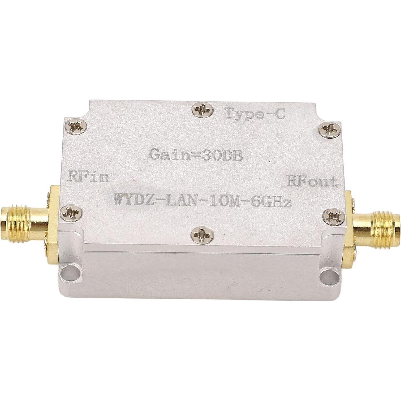 Amplificador RF Banda Ancha POCREATION 30dB SMA 10M-6GHz