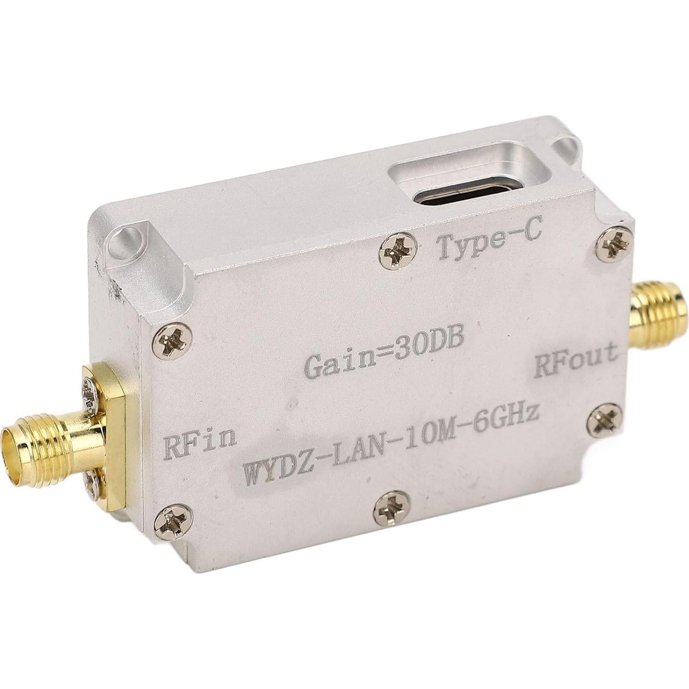 Amplificador RF Banda Ancha POCREATION 30dB SMA 10M-6GHz