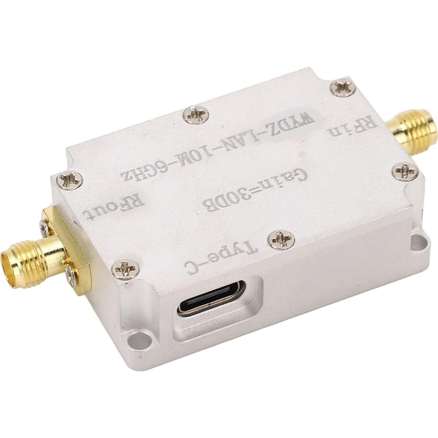 Amplificador RF Banda Ancha POCREATION 30dB SMA 10M-6GHz