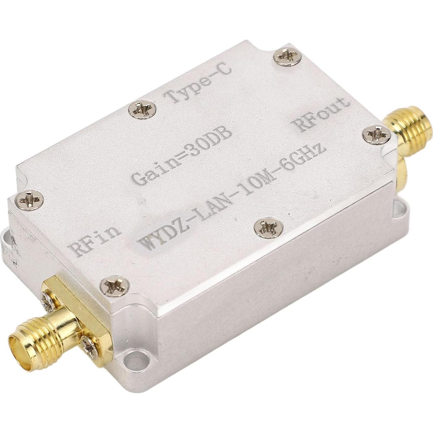 Amplificador RF Banda Ancha POCREATION 30dB SMA 10M-6GHz