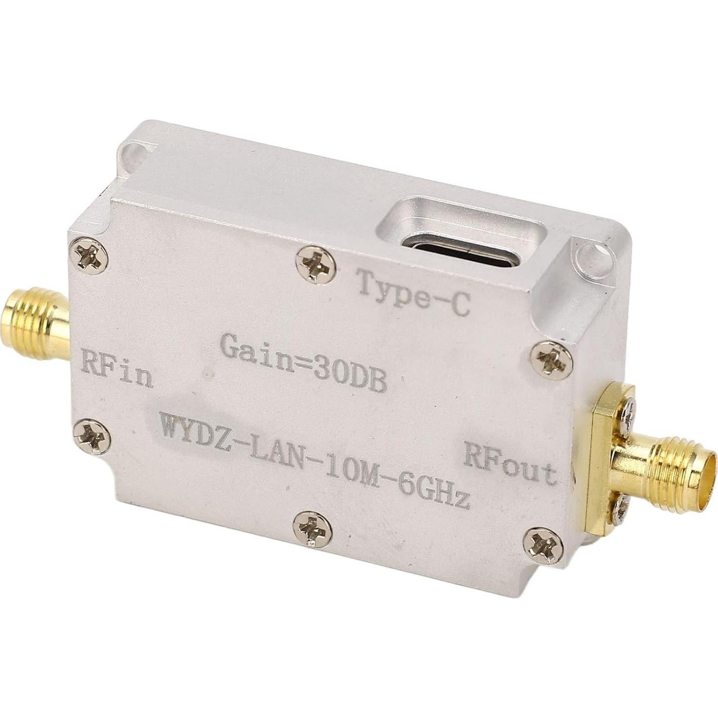 Amplificador RF Banda Ancha POCREATION 30dB SMA 10M-6GHz