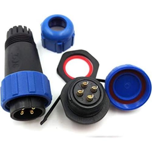 Conector Impermeable 4Pin SZJELEN SP21 IP67 para Iluminación