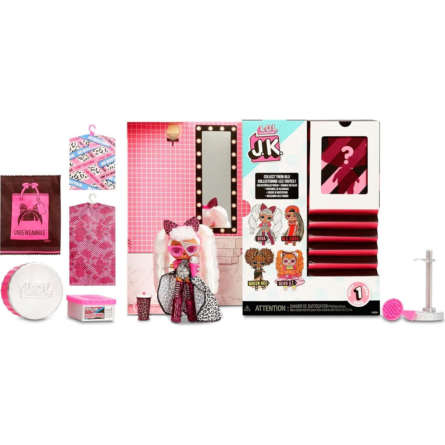 Muñeca de Moda Mini LOL Surprise JK Diva con 15 Sorpresas