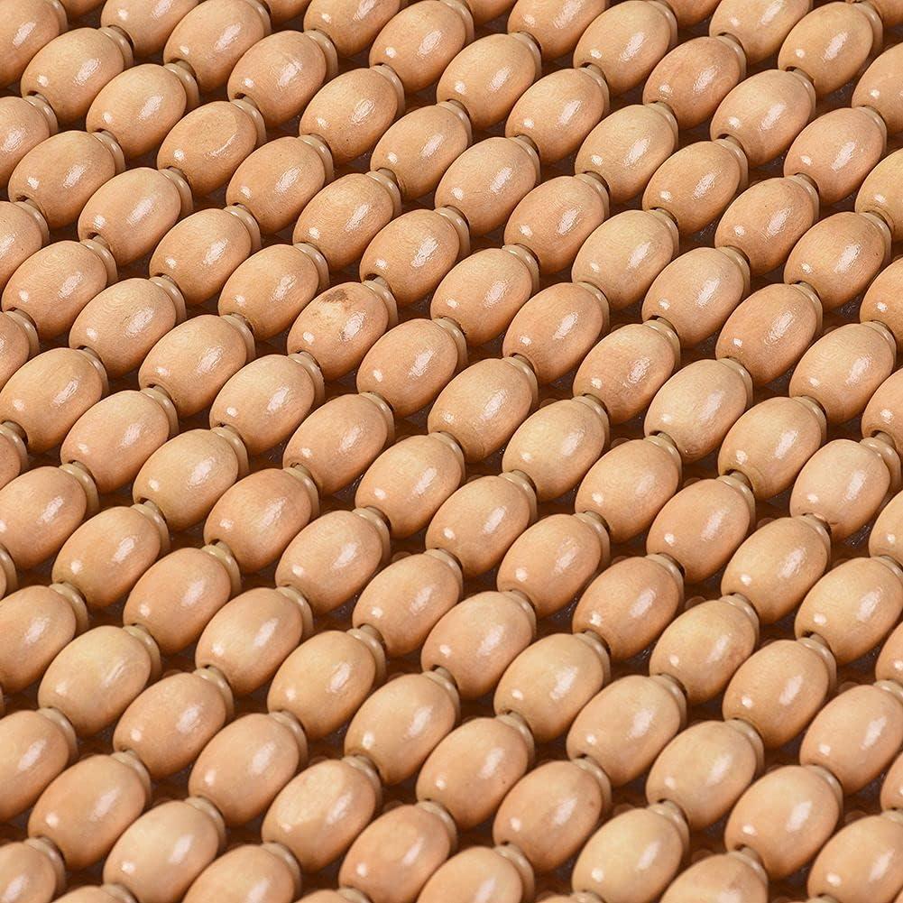 Cubierta de Asiento de Coche Blueshyhall de Perlas de Madera Beige