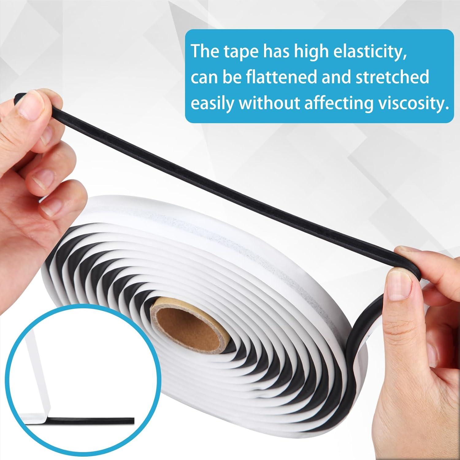 Cinta Selladora de Butilo TAGLLY 4M 8mm Impermeable para Autos