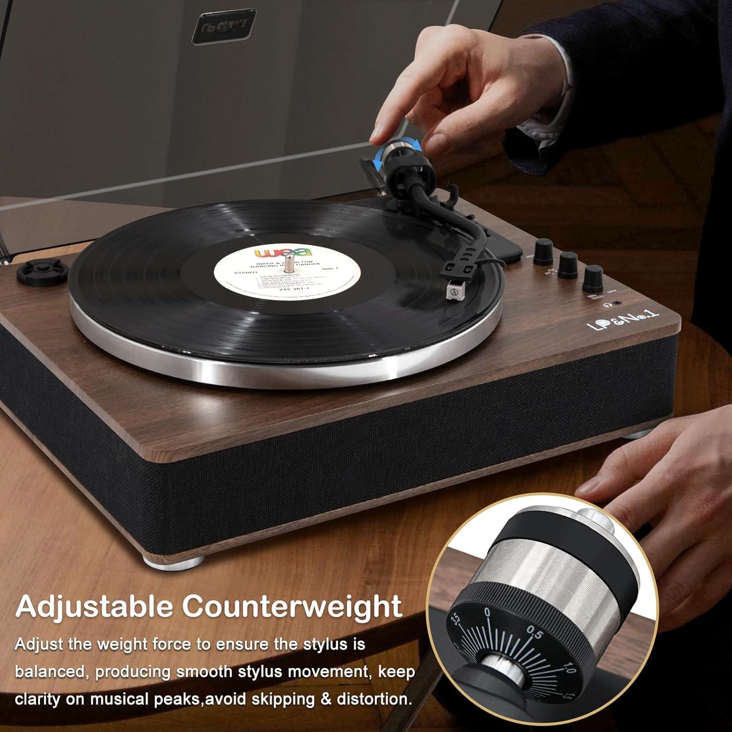 Tocadiscos LP&No.1 con Altavoces 20W y Bluetooth