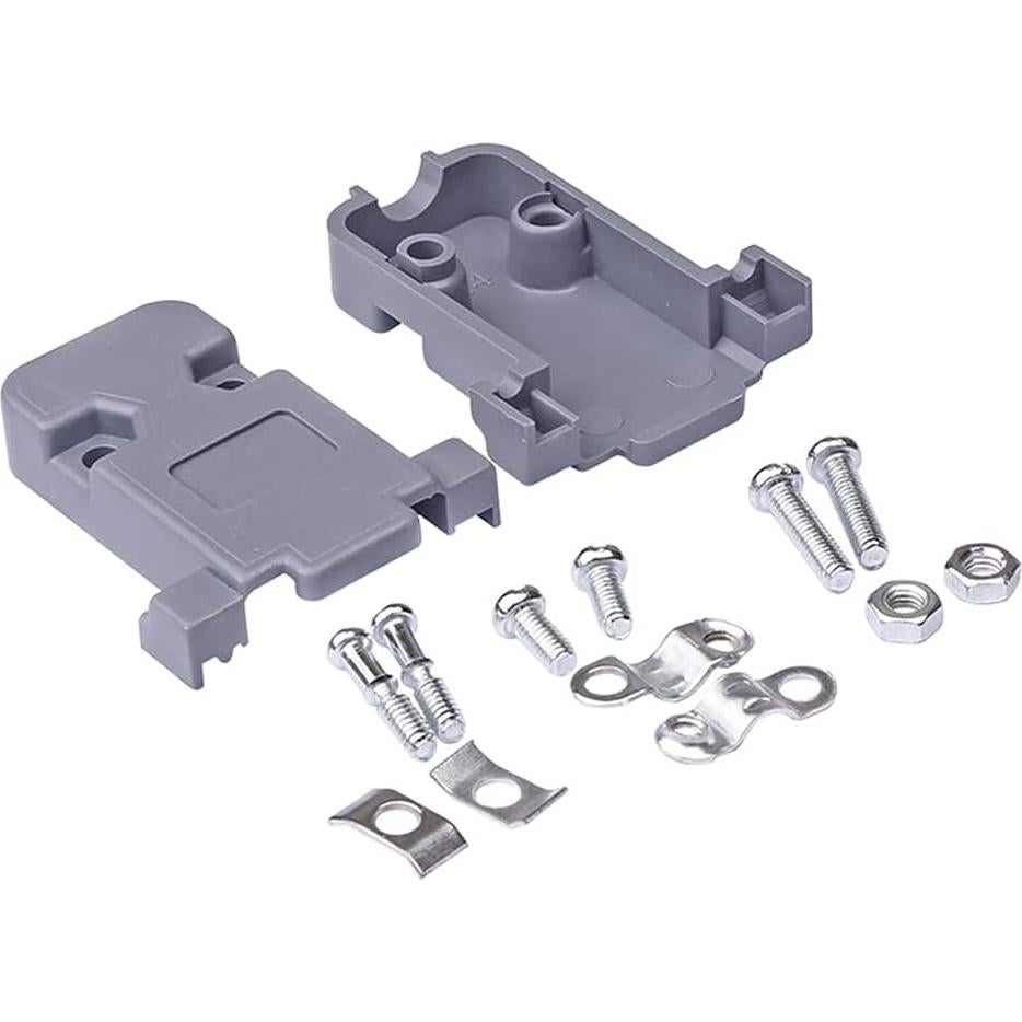 Conector DB9 JRready 20 PCS 9 Pines Plástico Grises