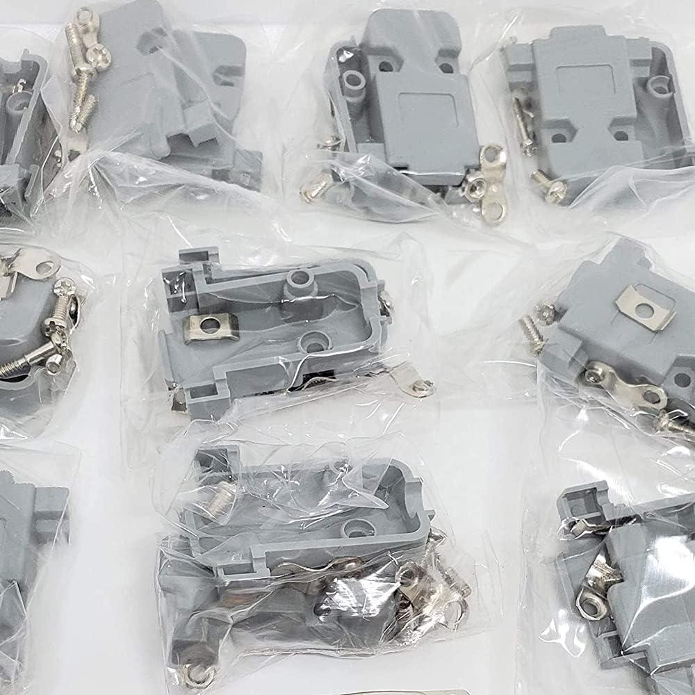 Conector DB9 JRready 20 PCS 9 Pines Plástico Grises