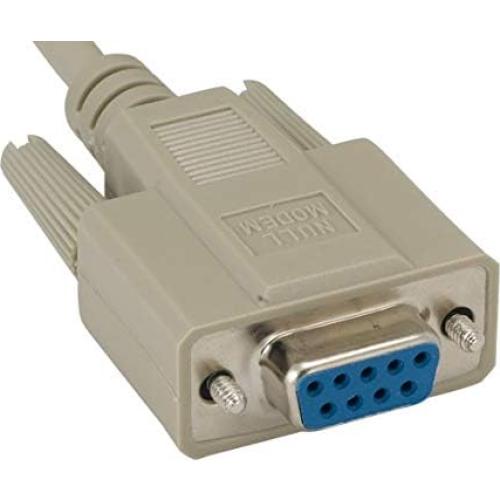 Cable de módem nulo DB9 M/F 3 metros Cable Leader
