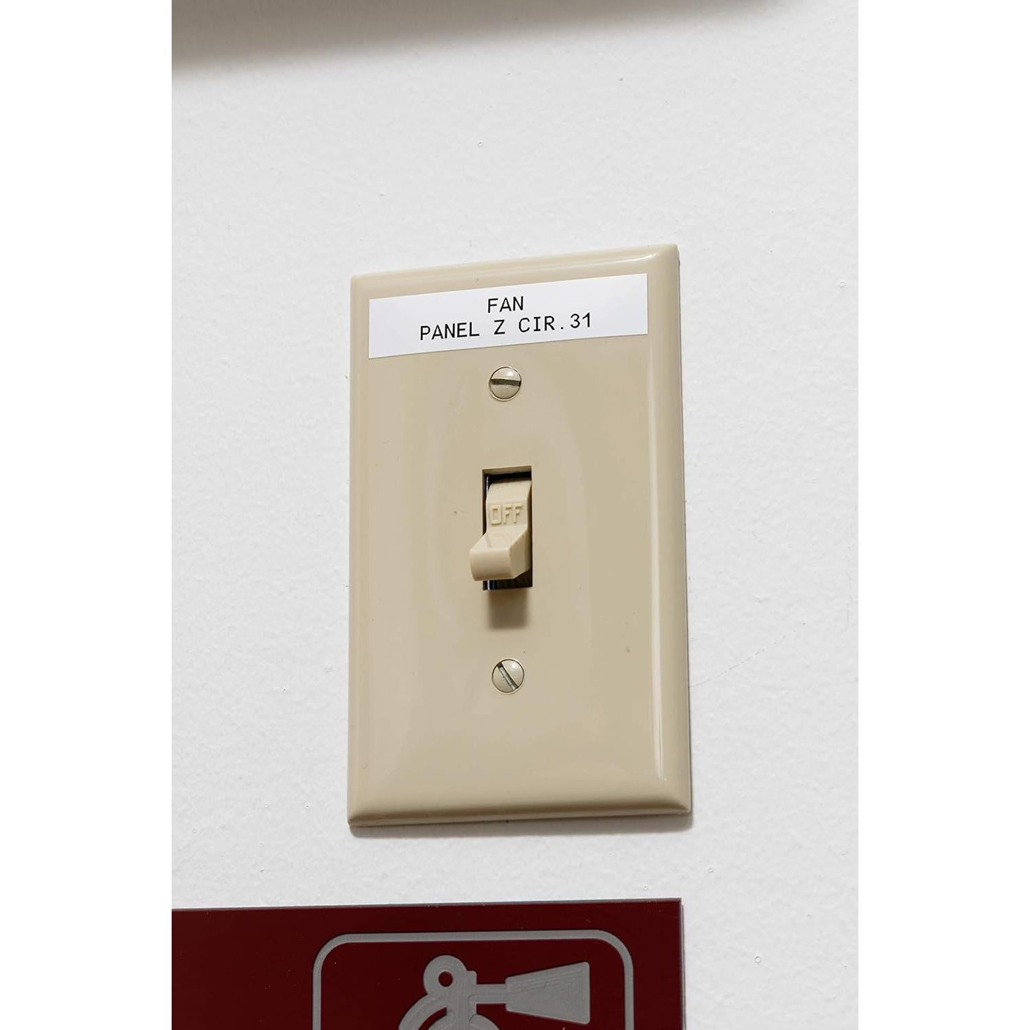 Etiqueta de Nylon Multiusos Brady M21-750-499 1.9cm Negro sobre Blanco