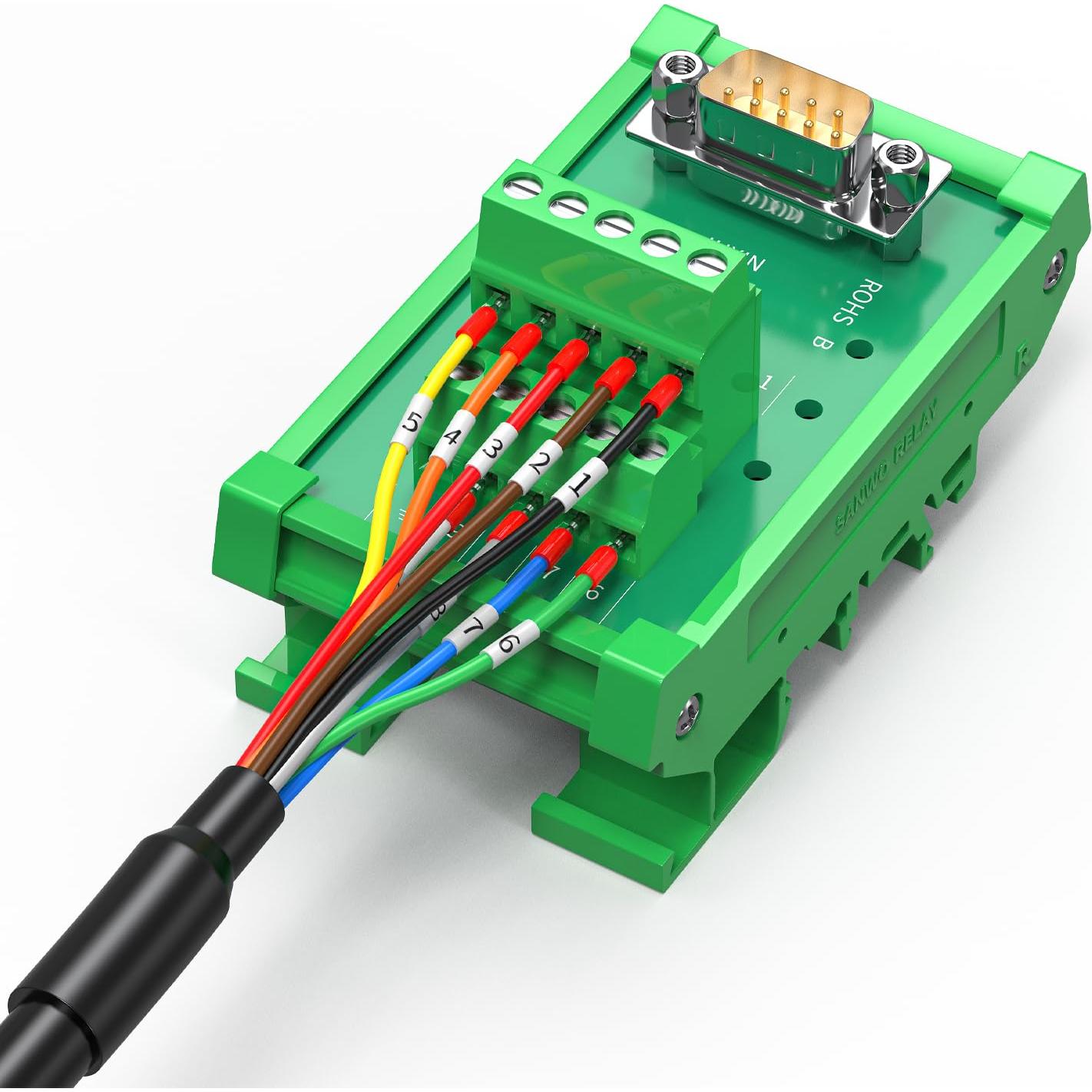 Conector DB9 hembra a cable pelado 1.5m JUXIN RS232