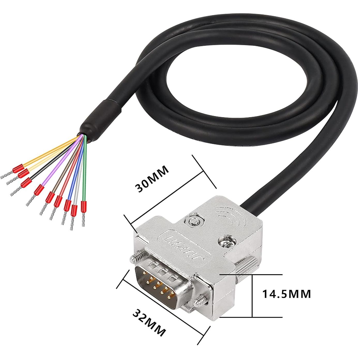 Cable Adaptador DB9 Macho Yingtuyou 1m RS232 RS485