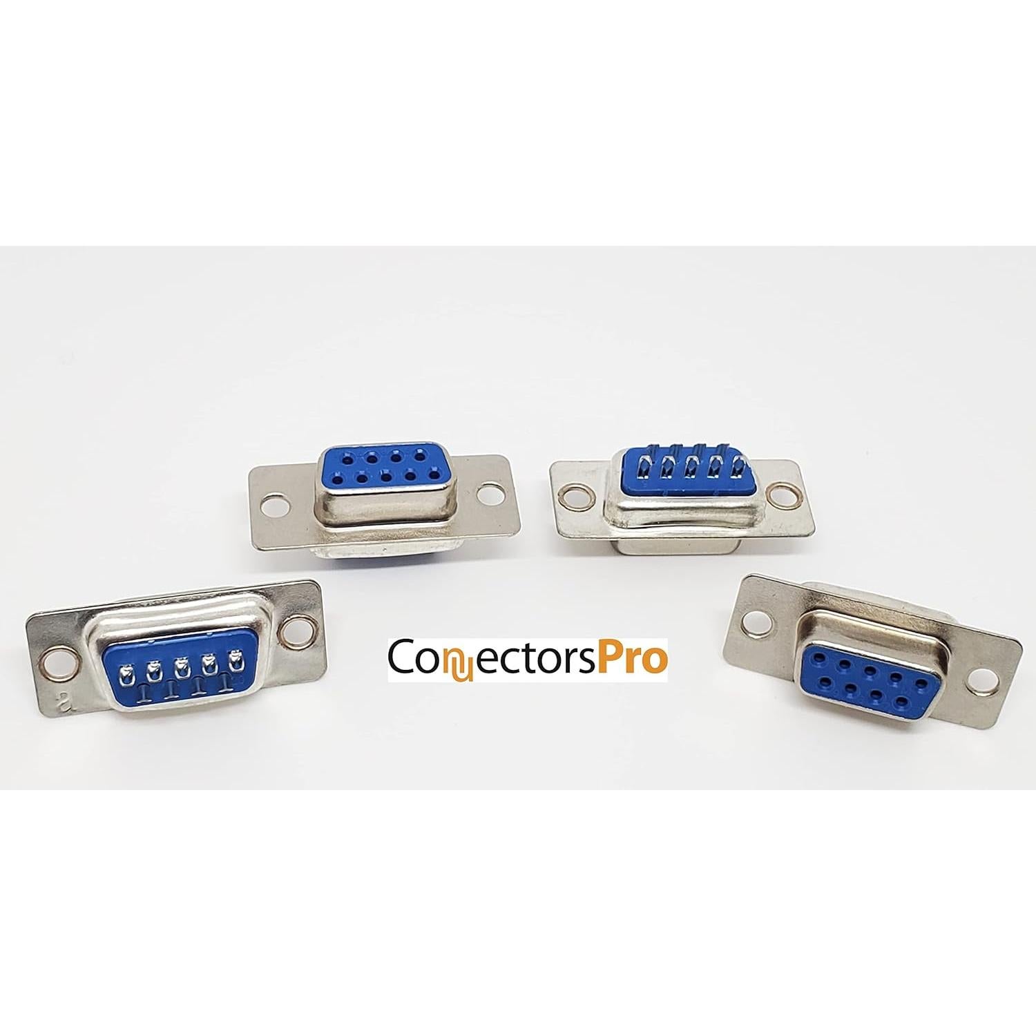 Conectores D-Sub hembra DB9 tipo soldadura - Paquete de 50