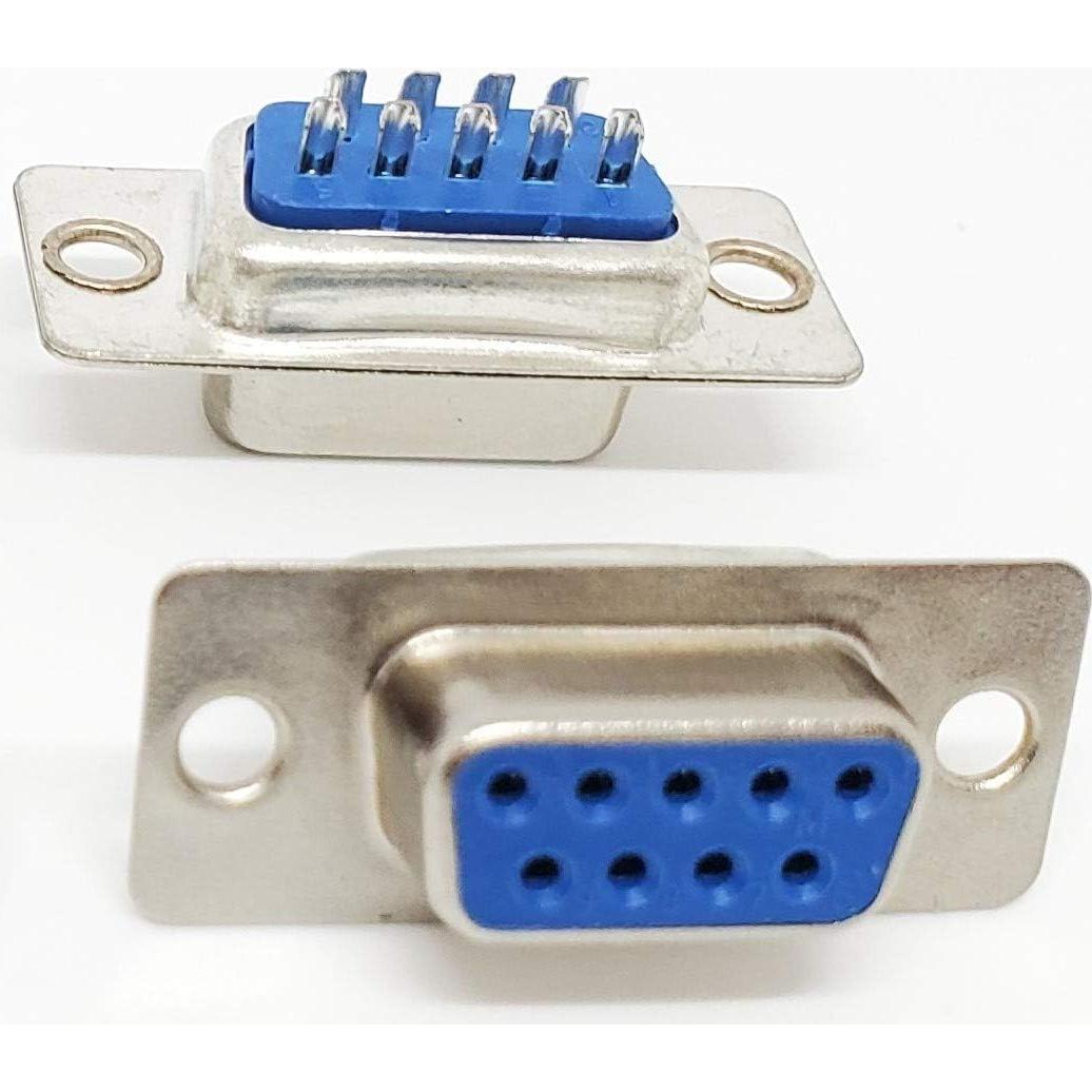 Conectores D-Sub hembra DB9 tipo soldadura - Paquete de 50