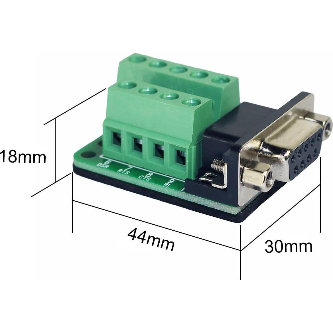 Conector DB9 a Terminal de Cable Twinklebay Adaptador Femenino