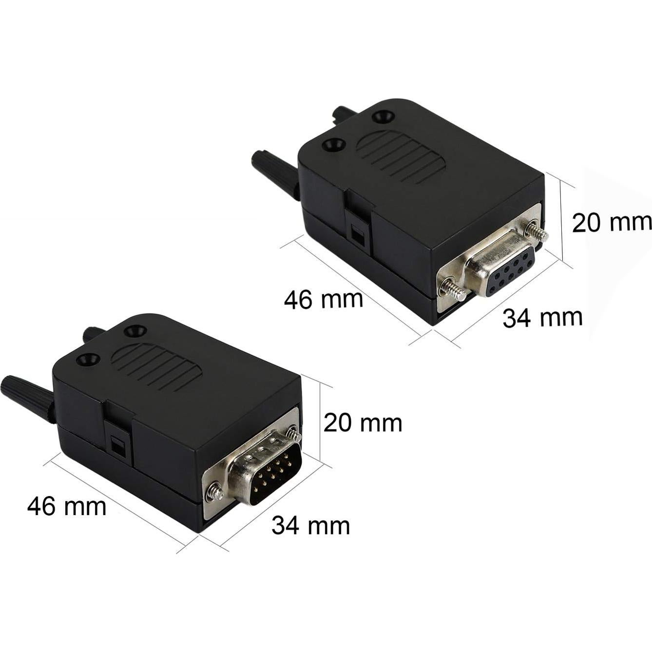 Adaptador de Placa de Ruptura DB9 Twinkle Bay - Macho y Hembra