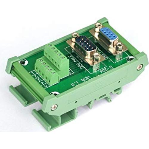 Módulo de Interfaz DB9 Electronics-Salon Montaje en Riel DIN
