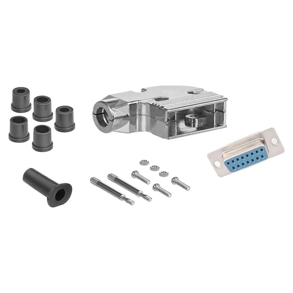 Conector DB15 Femenino Soldadura CompuCablePlusUSA Kit DIY