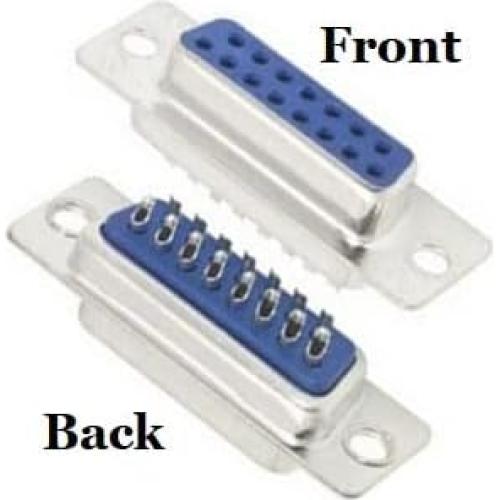 Conector DB15 Femenino Soldadura CompuCablePlusUSA Kit DIY