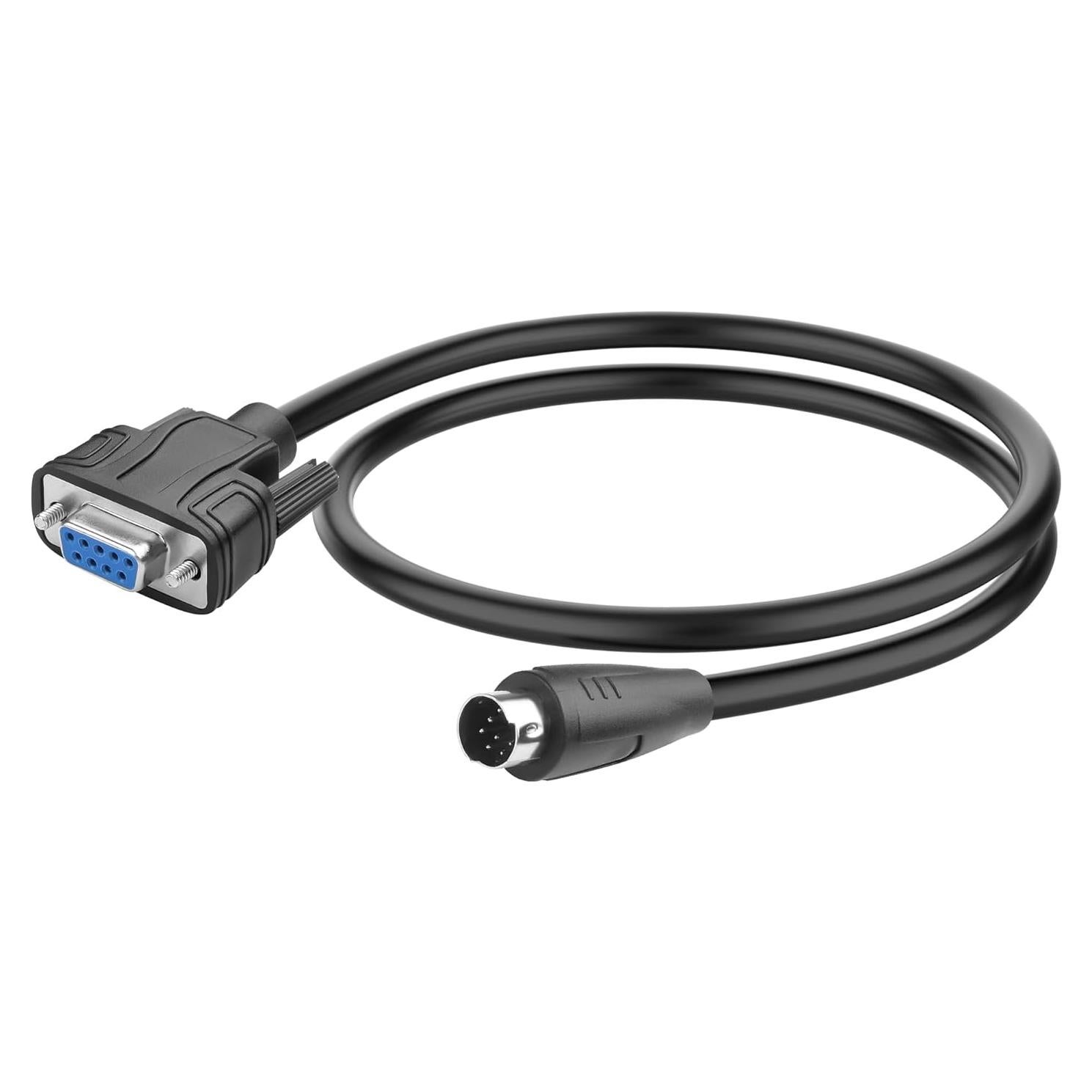 Cable Serial RS232 DB9 a Mini DIN 8 Pines 1M para Impresora