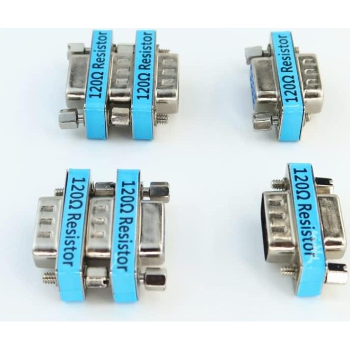 Adaptador DB9 Macho a Hembra YPP 6-Pack 120 Ohm CAN Bus