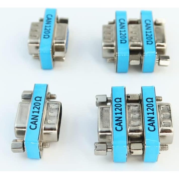 Adaptador DB9 Macho a Hembra YPP 6-Pack 120 Ohm CAN Bus