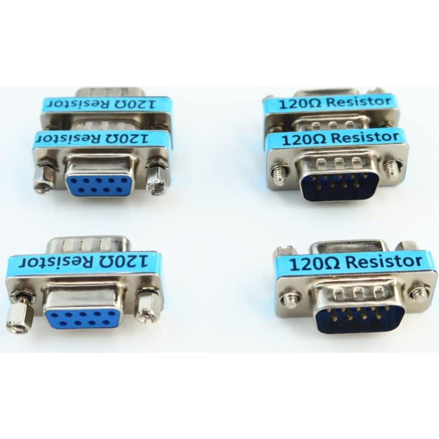 Adaptador DB9 Macho a Hembra YPP 6-Pack 120 Ohm CAN Bus