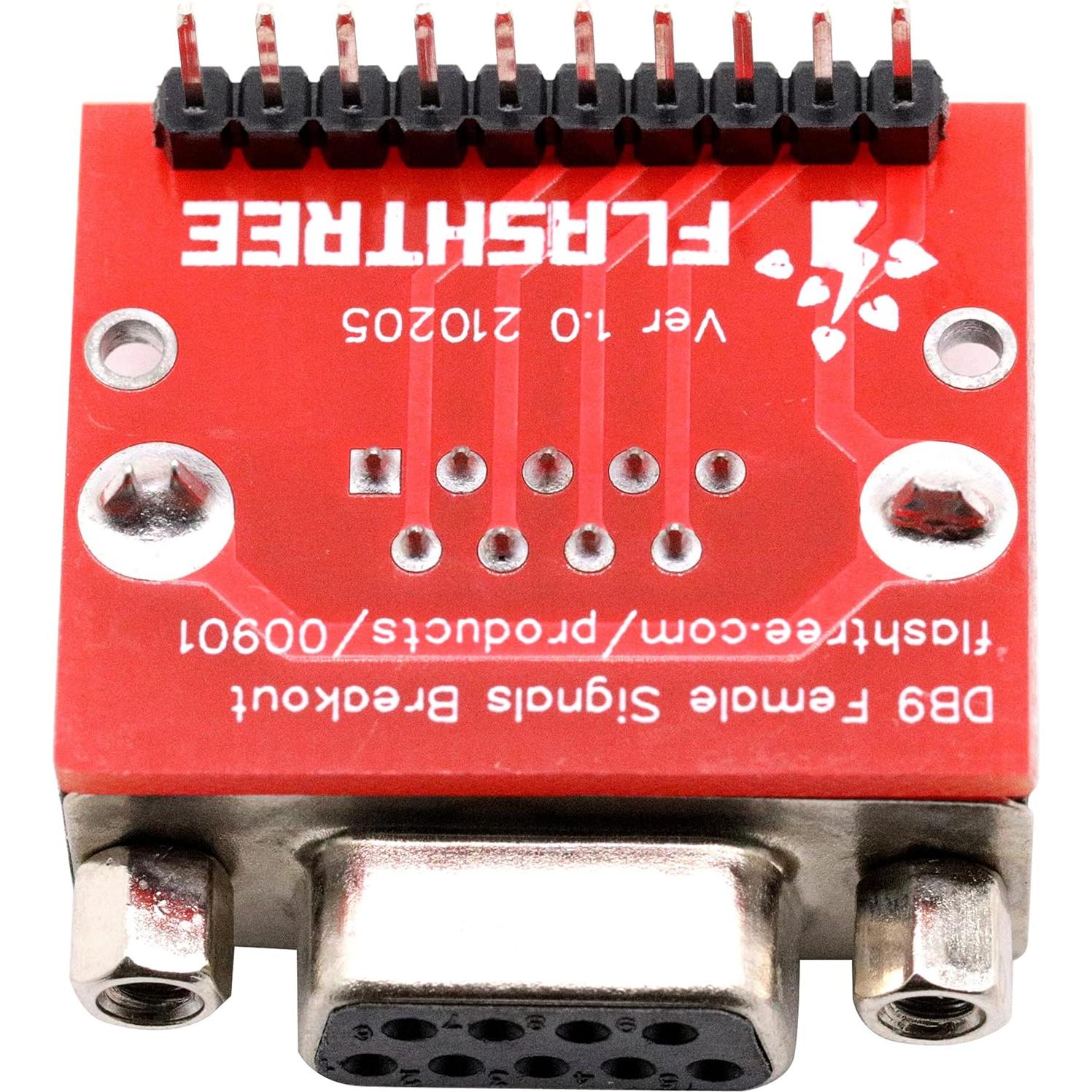 Adaptador DB9 Macho y Hembra a 10 Pines RS232 2.54mm