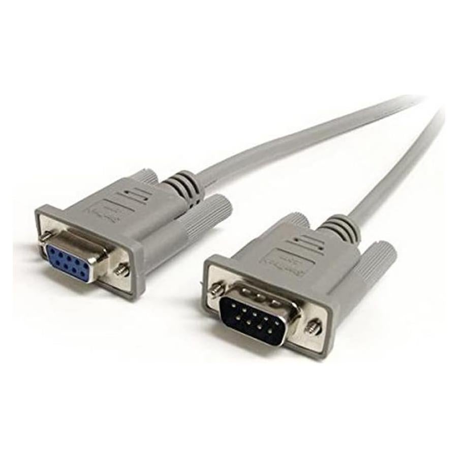Cable Serial Extensión 3 m StarTech DB-9 M/F Gris