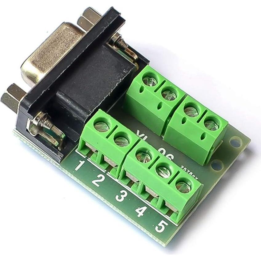 Adaptador DB9 Femenino RS232 a Terminal HiLetgo - 2 Piezas