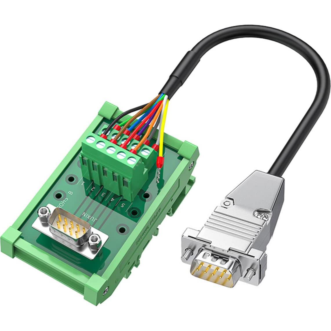 Cable de Extensión Serial RS-232 2m DB9 Macho Jienk