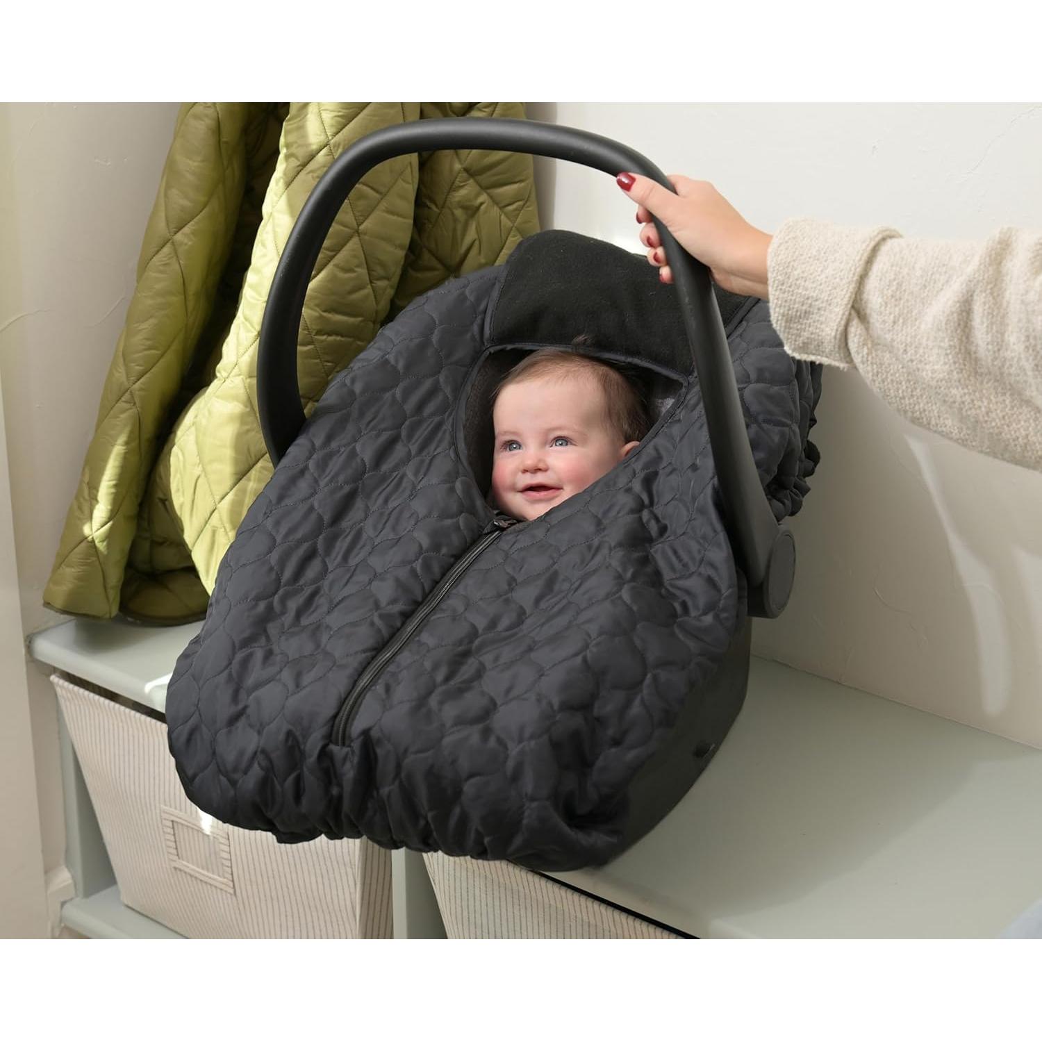 Funda de Asiento de Coche Travel Bug Reversible Invierno Negro